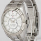 MINT 2022 PAPERS Rolex Sky-Dweller WHITE Gold Steel 42mm 326934 Oyster Watch BOX