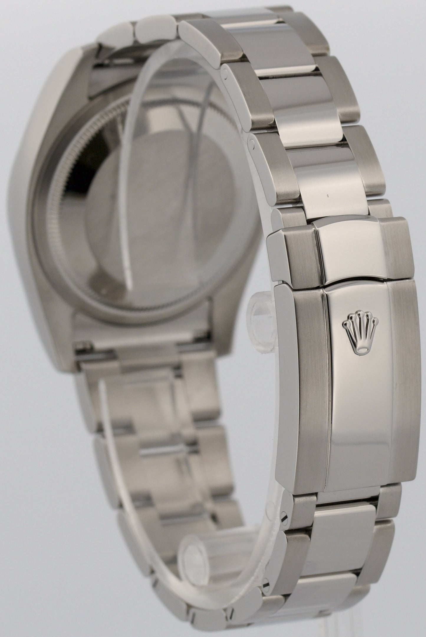 2012 Rolex DateJust 36mm SILVER Stainless Steel OYSTER Smooth Watch 116200