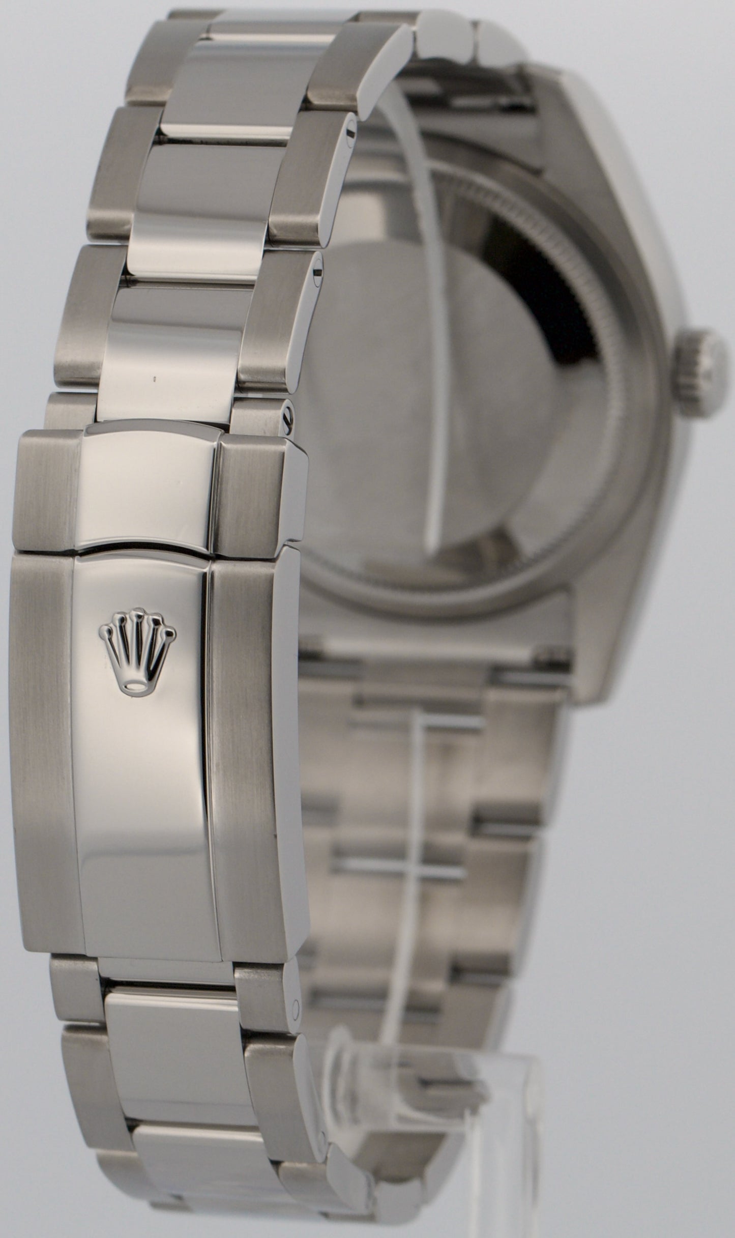 2012 Rolex DateJust 36mm SILVER Stainless Steel OYSTER Smooth Watch 116200