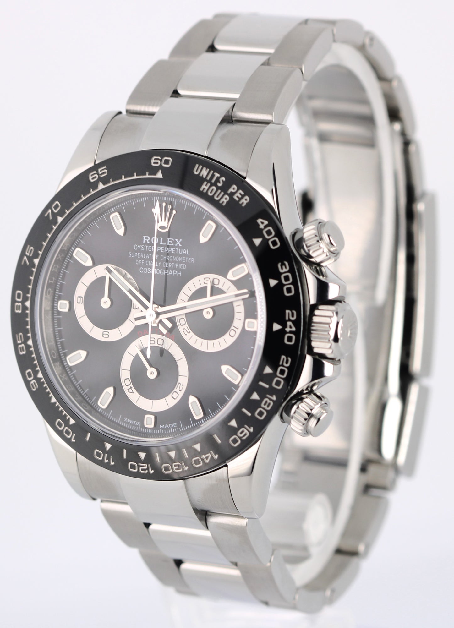 2019 PAPERS Rolex Daytona Cosmograph Steel Ceramic Black 40mm 116500LN Watch BOX