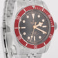 PAPERS Tudor Heritage Black Bay RED Steel SMILEY Jubilee 41mm 79220R Watch BOX