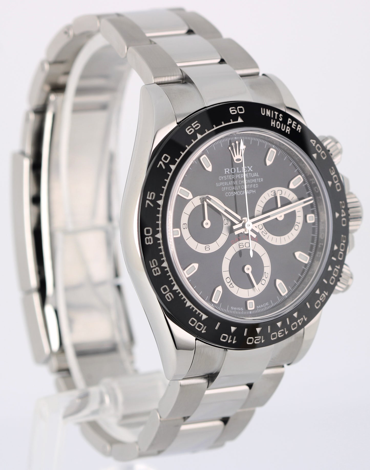 2019 PAPERS Rolex Daytona Cosmograph Steel Ceramic Black 40mm 116500LN Watch BOX