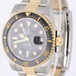 2018 PAPERS Rolex Submariner Date Two-Tone Gold Black 40mm 116613LN Watch BOX