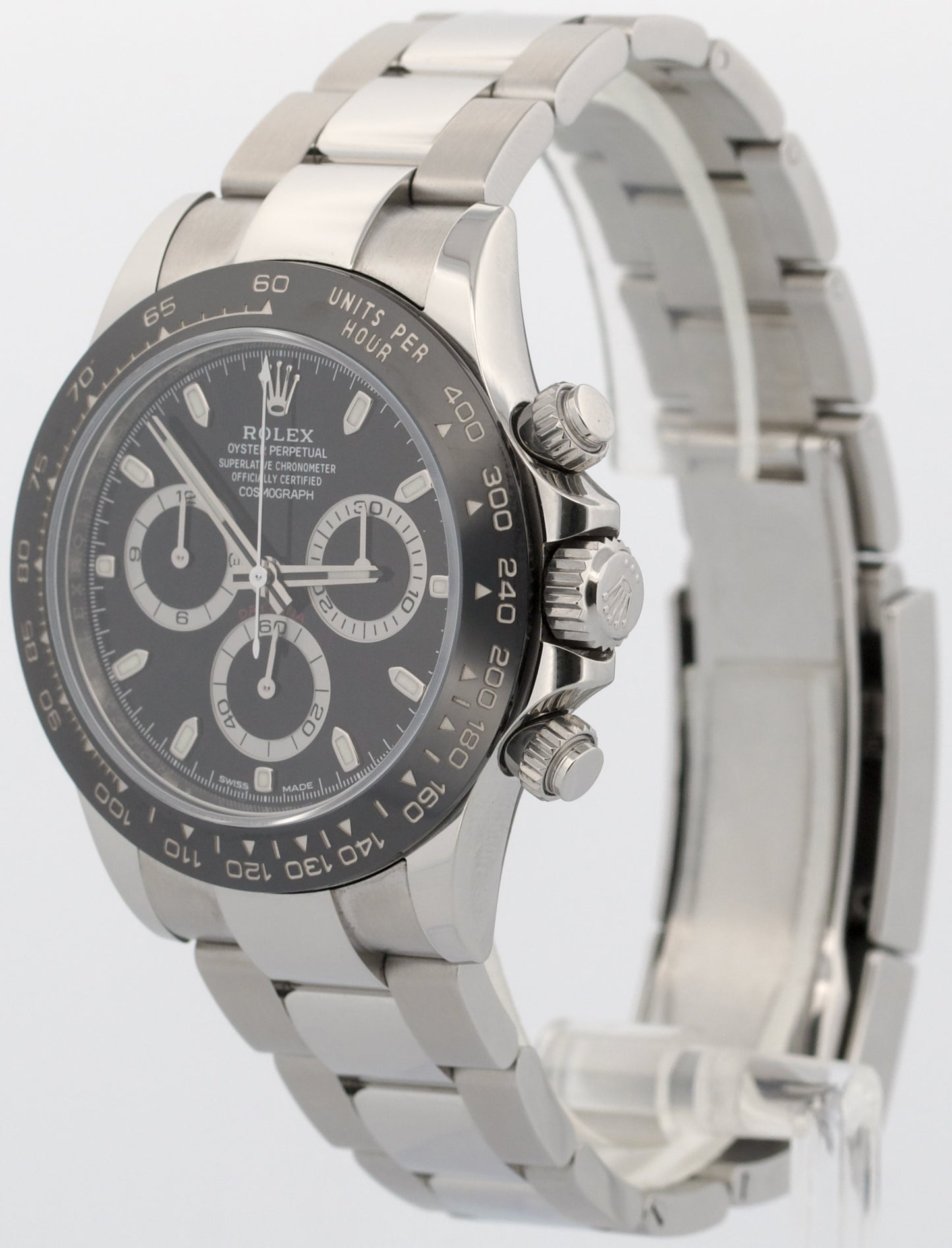 Rolex Daytona Cosmograph BLACK Stainless Steel Ceramic 40mm 116500 LN Watch
