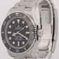 2022 PAPERS Rolex Submariner No-Date BLACK Steel 41mm 124060 LN Watch BOX