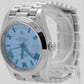 PAPERS Rolex Day-Date President 40mm Platinum Blue Quadrant Glacier 228206 BOX