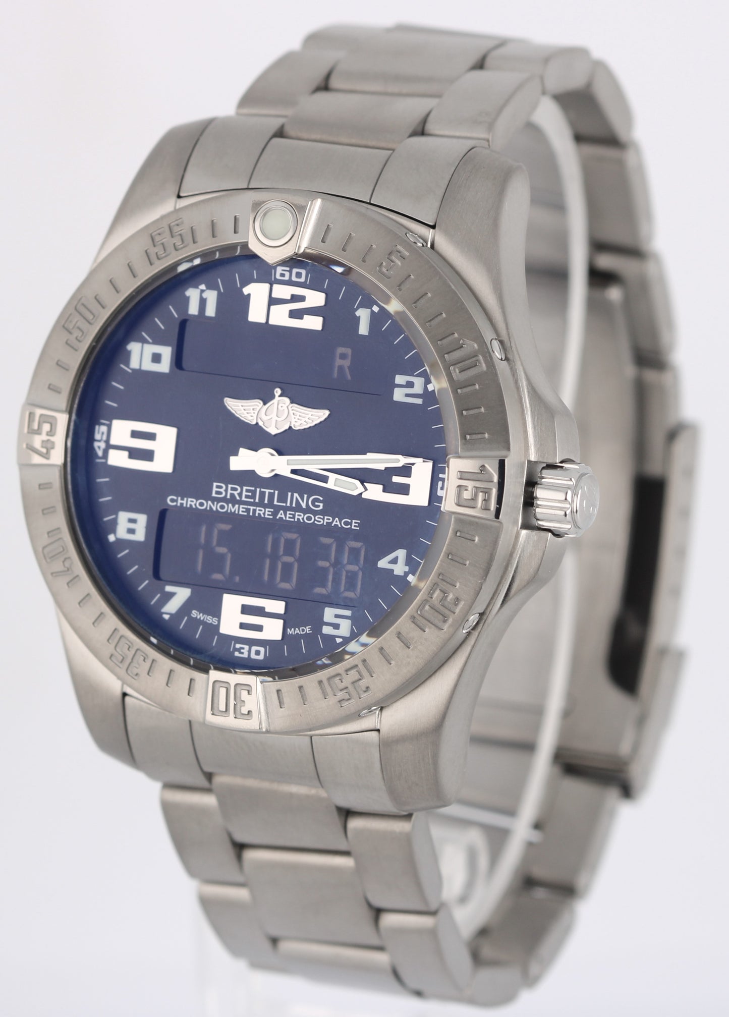Breitling Professional Aerospace EVO Titanium Black Digital Arabic 43mm E79363