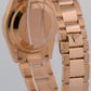 Rolex Day-Date Pink SUNDUST Roman 18k Rose Gold Fluted OYSTER 36mm 118235 Watch