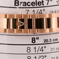 Rolex Day-Date Pink SUNDUST Roman 18k Rose Gold Fluted OYSTER 36mm 118235 Watch
