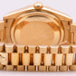 Rolex Day-Date President White 18K Yellow Gold Roman Fluted 36mm 118238 Watch