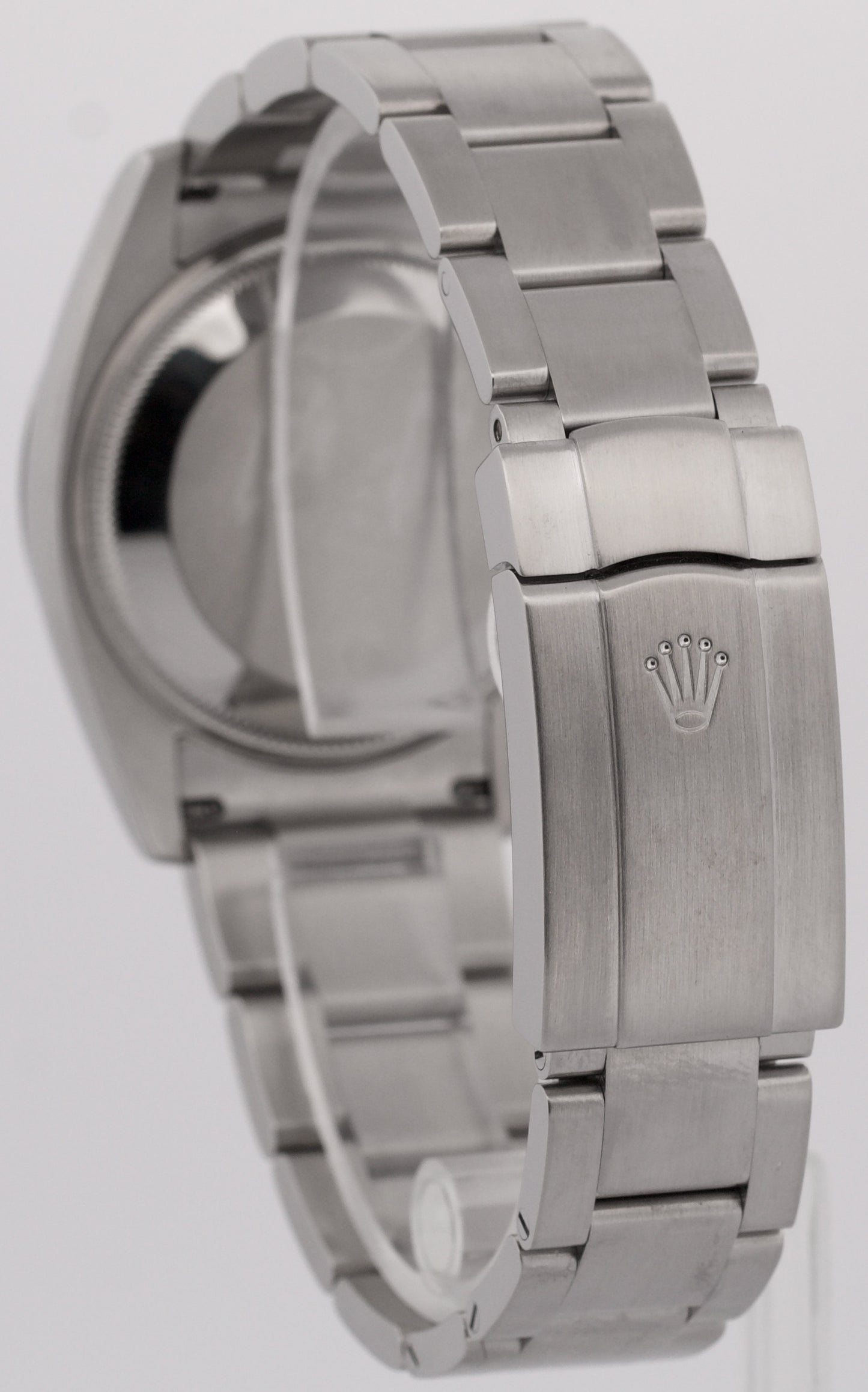Rolex Oyster Perpetual SILVER CONCENTRIC Stainless Steel Automatic 34mm 114200