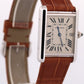 2026 SERVICE Cartier Tank Louis 23mm x 30mm 18K White Gold Leather 2678 W1540956