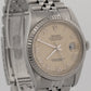 PAPERS Rolex DateJust CREAM ROMAN 36mm Steel 18K Gold JUBILEE 16234 Watch BOX