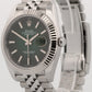 NEW 2026 PAPERS Rolex DateJust GREEN OMBRE 18K Gold Steel 41mm JUBILEE 126334 BOX
