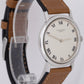 VINTAGE 1966 PAPERS Patek Philippe Calatrava Stainless White 33mm Watch 3509