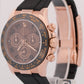 MINT Rolex Daytona 18K Rose Gold CHOCOLATE ARABIC Brown Ceramic 116515 LN BOX