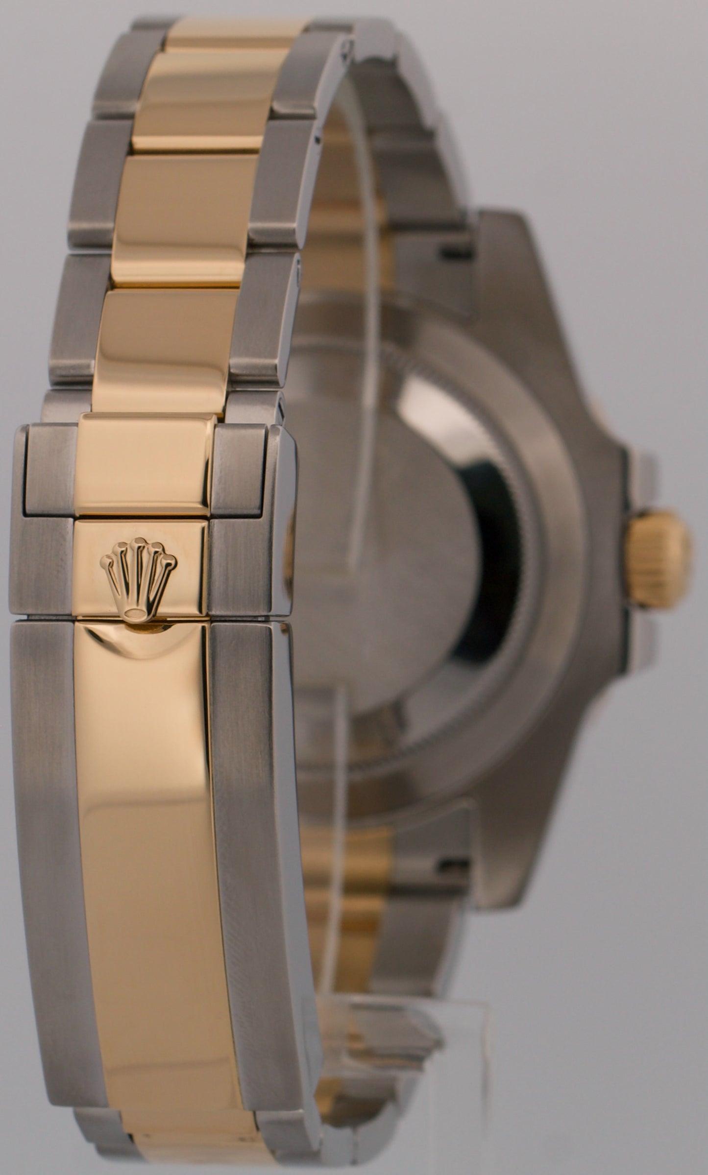 2014 PAPERS Rolex Submariner BLACK 40mm Ceramic 18K Gold Steel 116613 LN BOX