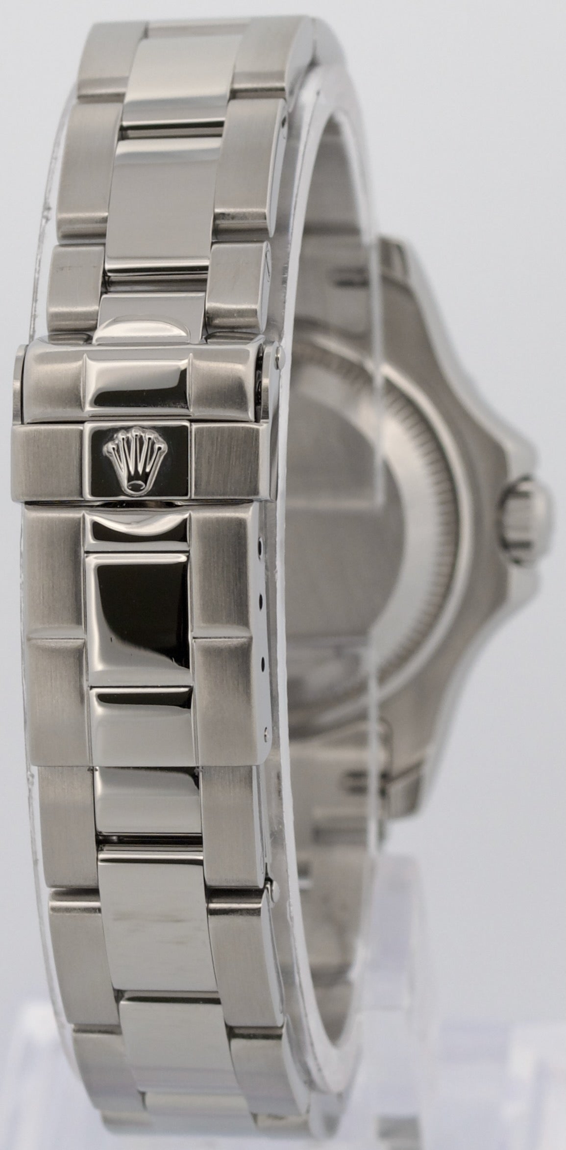 Ladies Rolex Yacht-Master Stainless Steel PLATINUM 29mm Date Watch 169622