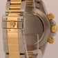 1997 Rolex Daytona Cosmograph WHITE ARABIC 18K Gold Two-Tone Steel Watch 16523