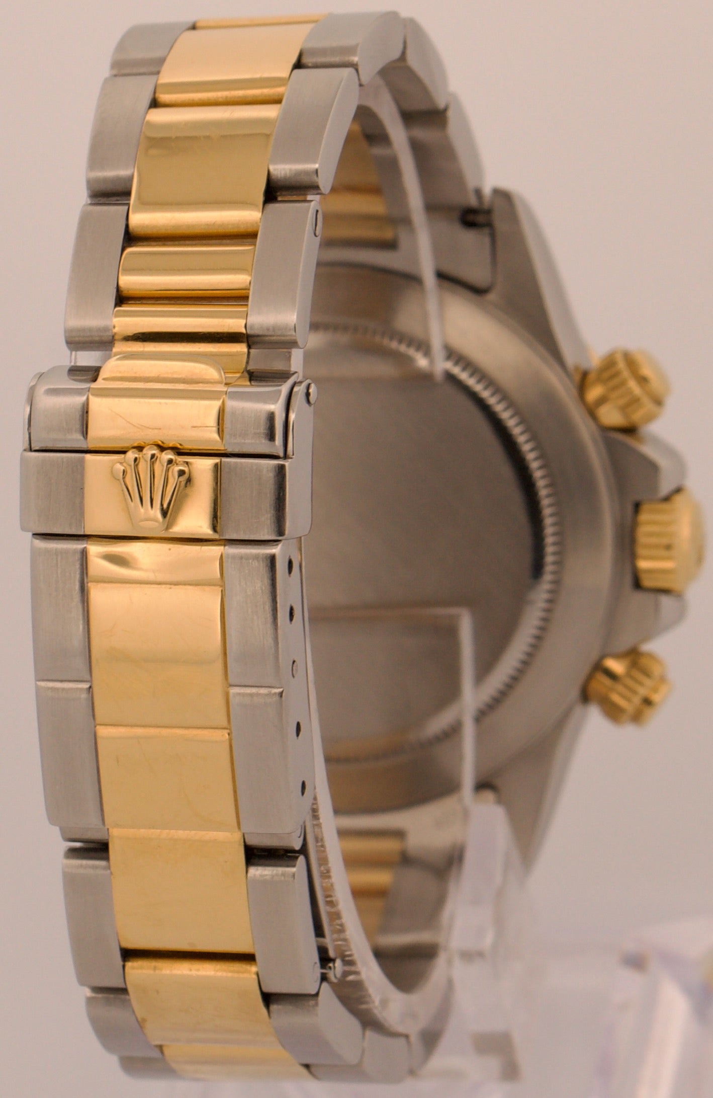 1997 Rolex Daytona Cosmograph WHITE ARABIC 18K Gold Two-Tone Steel Watch 16523