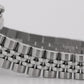 Ladies Rolex DateJust 26mm BLACK DIAMOND Stainless Steel JUBILEE Watch 6916