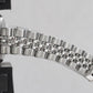 Ladies Rolex DateJust 26mm BLACK DIAMOND Stainless Steel JUBILEE Watch 6916