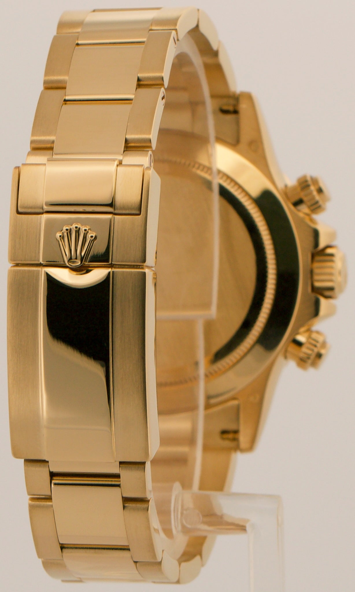 Rolex Daytona Cosmograph WHITE 40mm 18K Yellow Gold Oyster 116508 Watch BOX