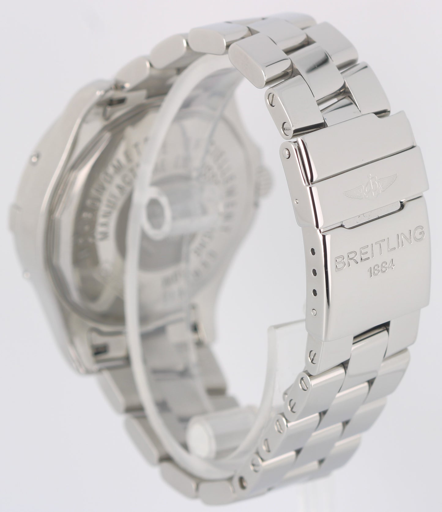 Breitling Colt GMT Stainless Steel Blue Arabic Numeral 40.50mm A32350 Watch