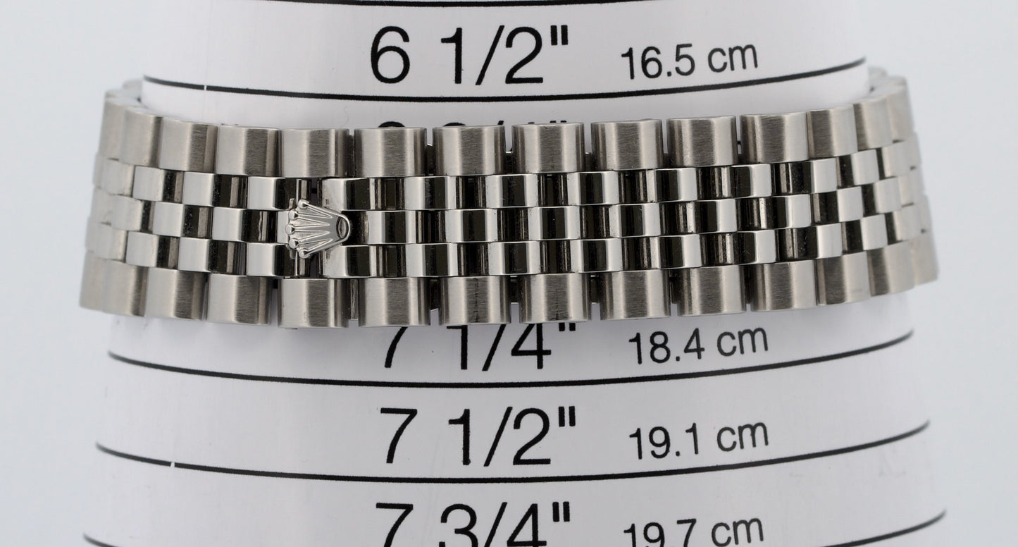 Rolex DateJust Turn-O-Graph Thunderbird BLUE Red Steel Jubilee REHAUT 18K 116264