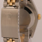 Rolex DateJust 36mm CHAMPAGNE DIAMOND 18K Yellow Gold Steel JUBILEE Watch 16233