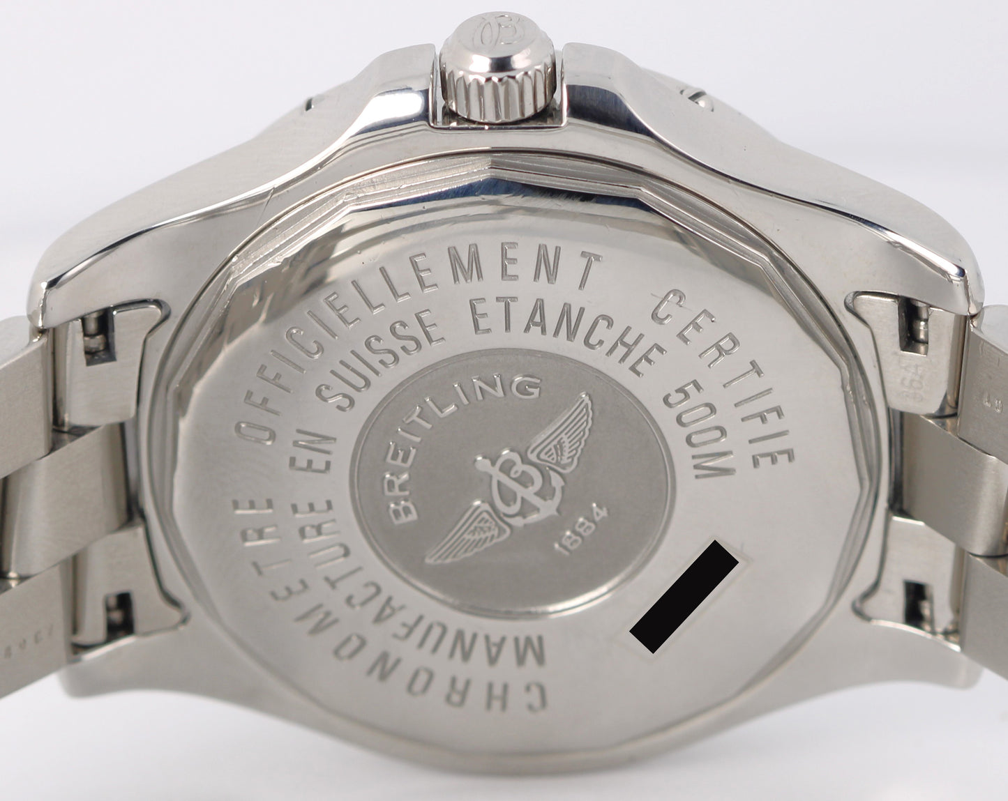 Breitling Colt GMT Stainless Steel Blue Arabic Numeral 40.50mm A32350 Watch