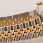 Rolex DateJust 36mm CHAMPAGNE DIAMOND 18K Yellow Gold Steel JUBILEE Watch 16233
