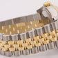 Rolex DateJust 36mm CHAMPAGNE 18K Gold Fluted Steel SUPER JUBILEE 116233 Watch