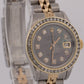 Ladies Rolex DateJust 26mm MOP DIAMOND 18K Yellow Gold Steel JUBILEE 69173 Watch