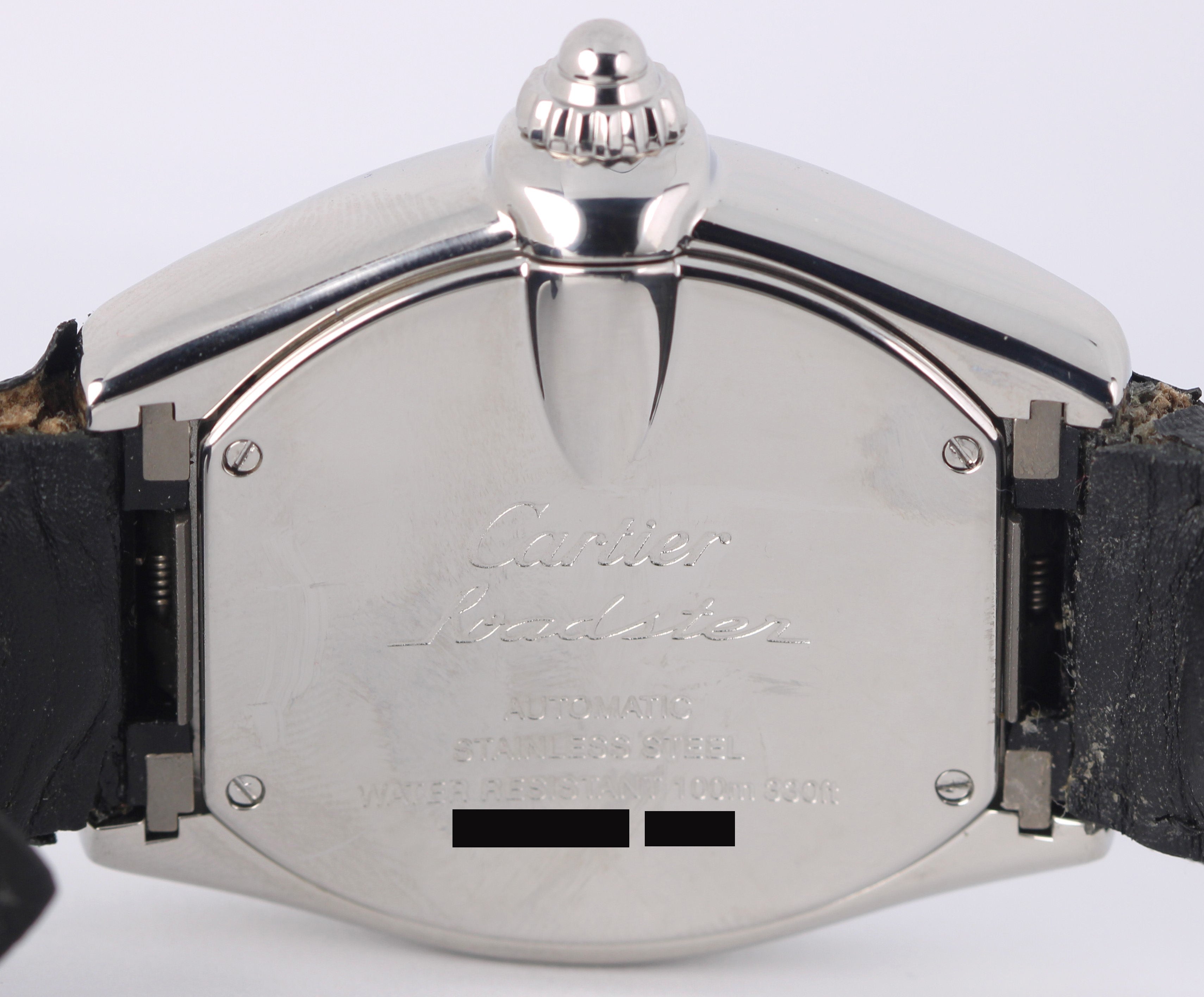 Cartier Roadster GMT XL Steel Silver Roman Numeral 42mmX48mm 2722