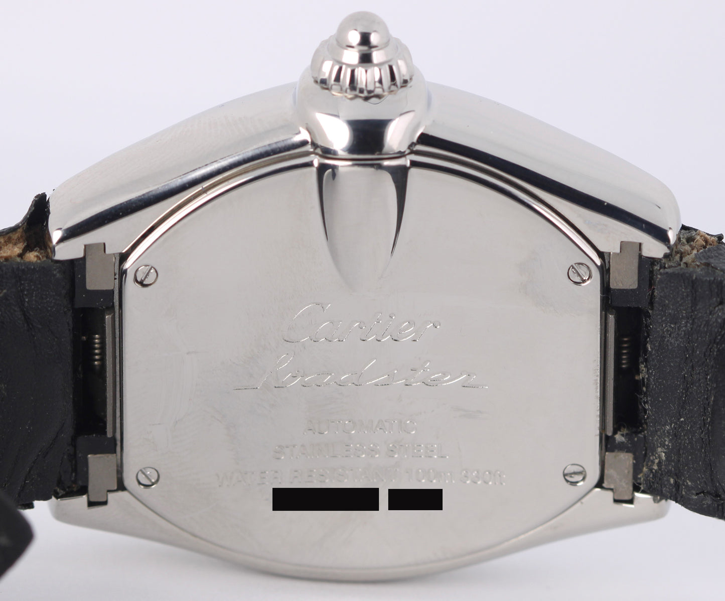 Cartier Roadster GMT XL Steel Silver Roman Numeral 42mmX48mm 2722 Textile Watch