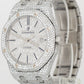 Audemars Piguet Royal Oak DIAMOND PAVE 41mm Stainless Steel Date Watch 15400ST