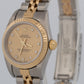Rolex Oyster Perpetual 24mm CHAMPAGNE DIAMOND 18K Gold Steel JUBILEE 76193 Watch