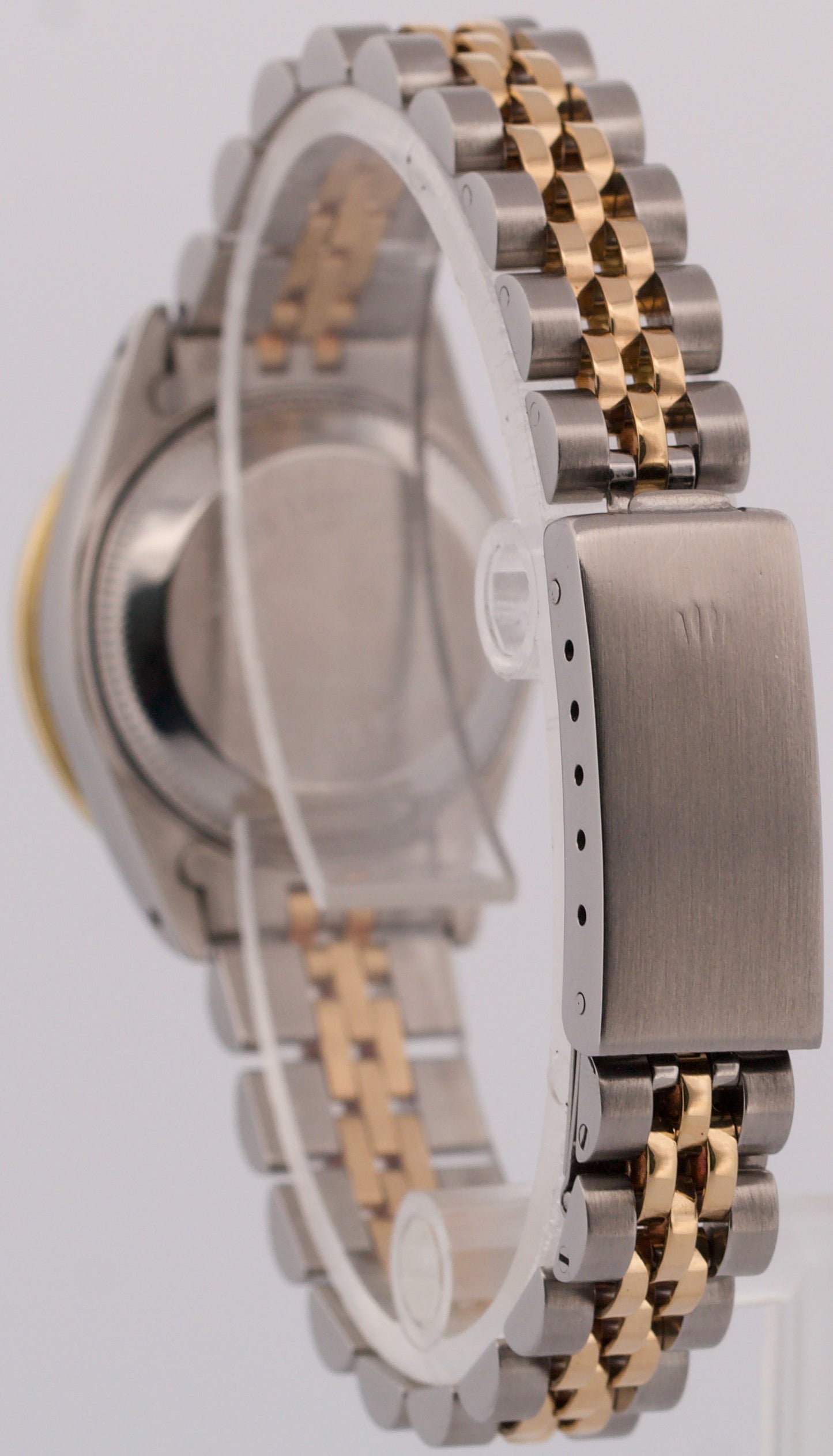 Ladies Rolex DateJust 26mm MOP DIAMOND 18K Yellow Gold Steel JUBILEE 69173 Watch