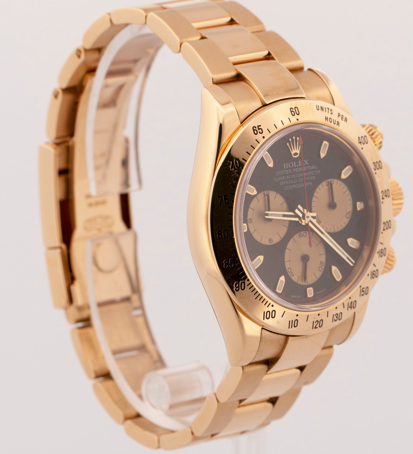 2022 RSC PAPERS Rolex Daytona Cosmograph NEWMAN 18K Yellow Gold 40mm 116528 BOX