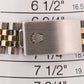 VINTAGE 1982 Rolex DateJust 36mm PATINA SILVER 18K Gold Steel JUBILEE 16013