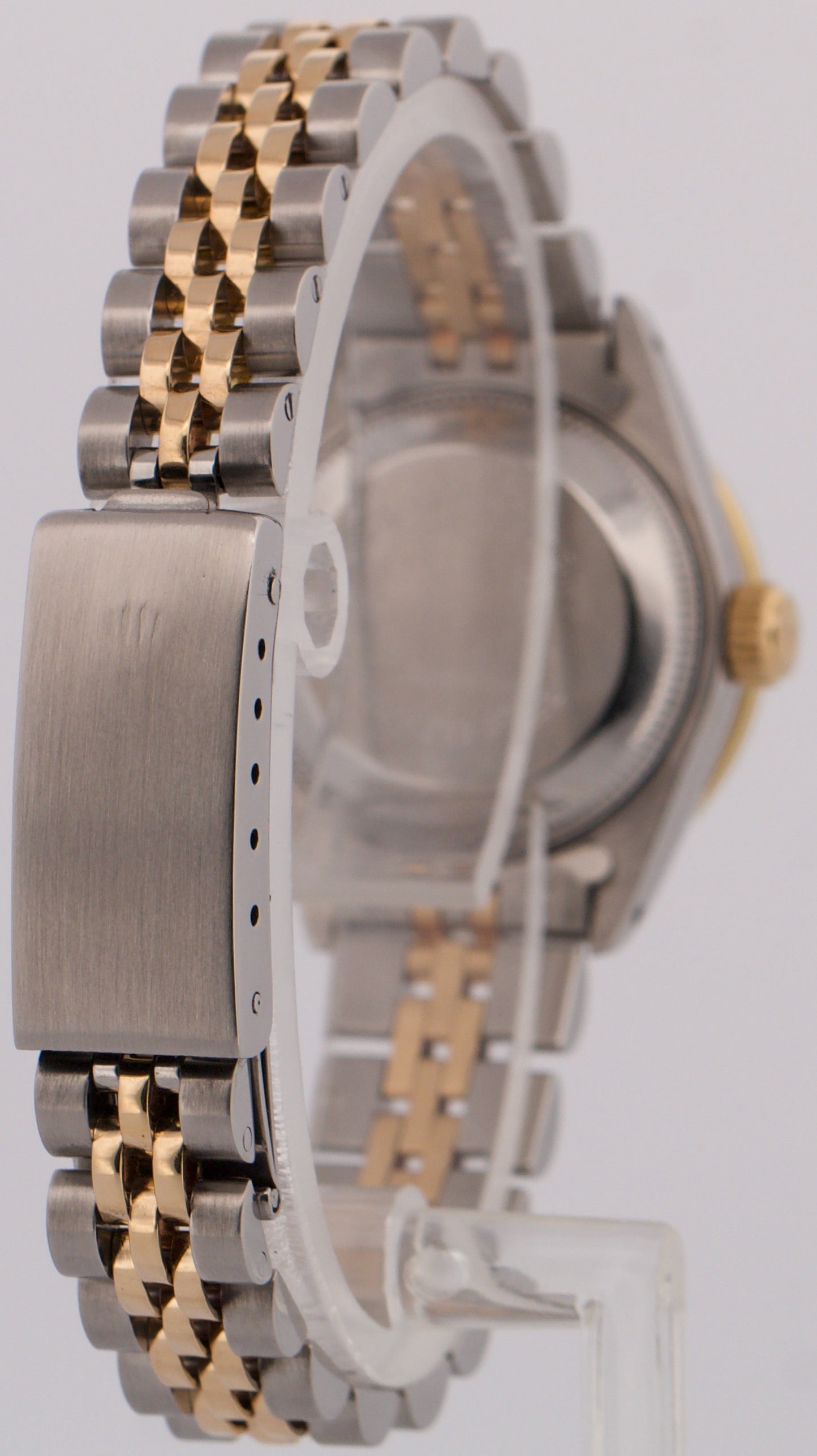 Ladies Rolex DateJust 26mm MOP DIAMOND 18K Yellow Gold Steel JUBILEE 69173 Watch