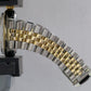 VINTAGE 1982 Rolex DateJust 36mm PATINA SILVER 18K Gold Steel JUBILEE 16013