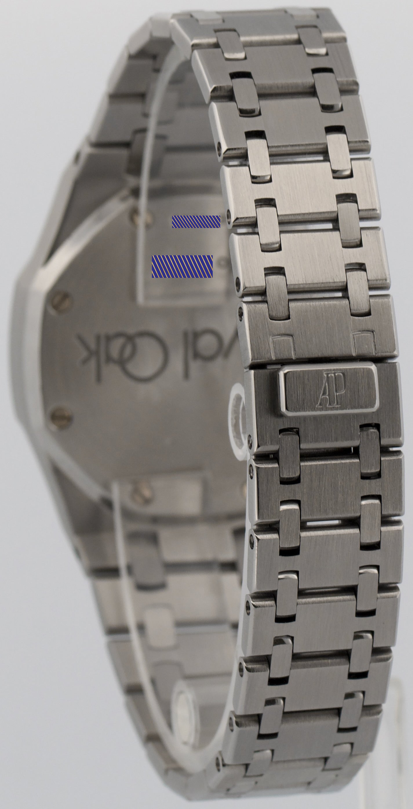 PAPERS Audemars Piguet Royal Oak Dual Time BLACK 36mm Steel 25730ST Watch BOX