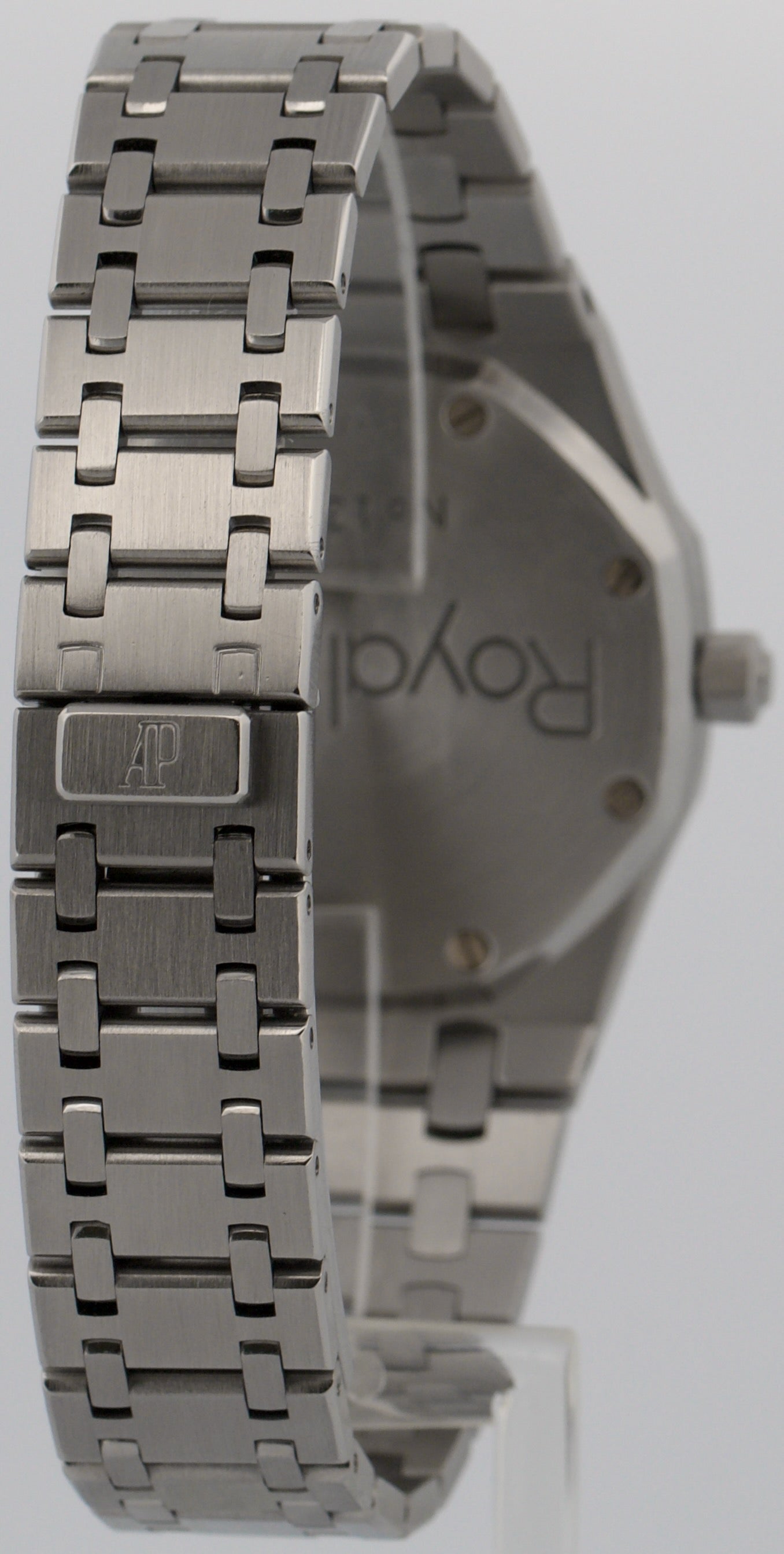 PAPERS Audemars Piguet Royal Oak Dual Time BLACK 36mm Steel 25730ST Watch BOX