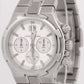 MINT Vacheron Constantin Overseas Chronograph SILVER 42mm Stainless 49150 Watch