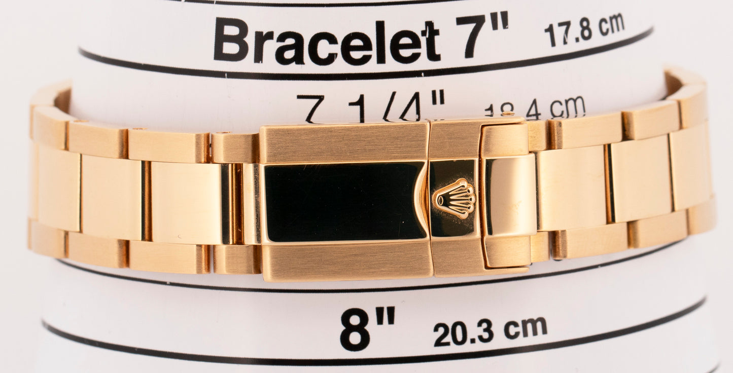 2022 RSC PAPERS Rolex Daytona Cosmograph NEWMAN 18K Yellow Gold 40mm 116528 BOX