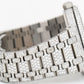 Audemars Piguet Royal Oak DIAMOND PAVE 41mm Stainless Steel Date Watch 15400ST
