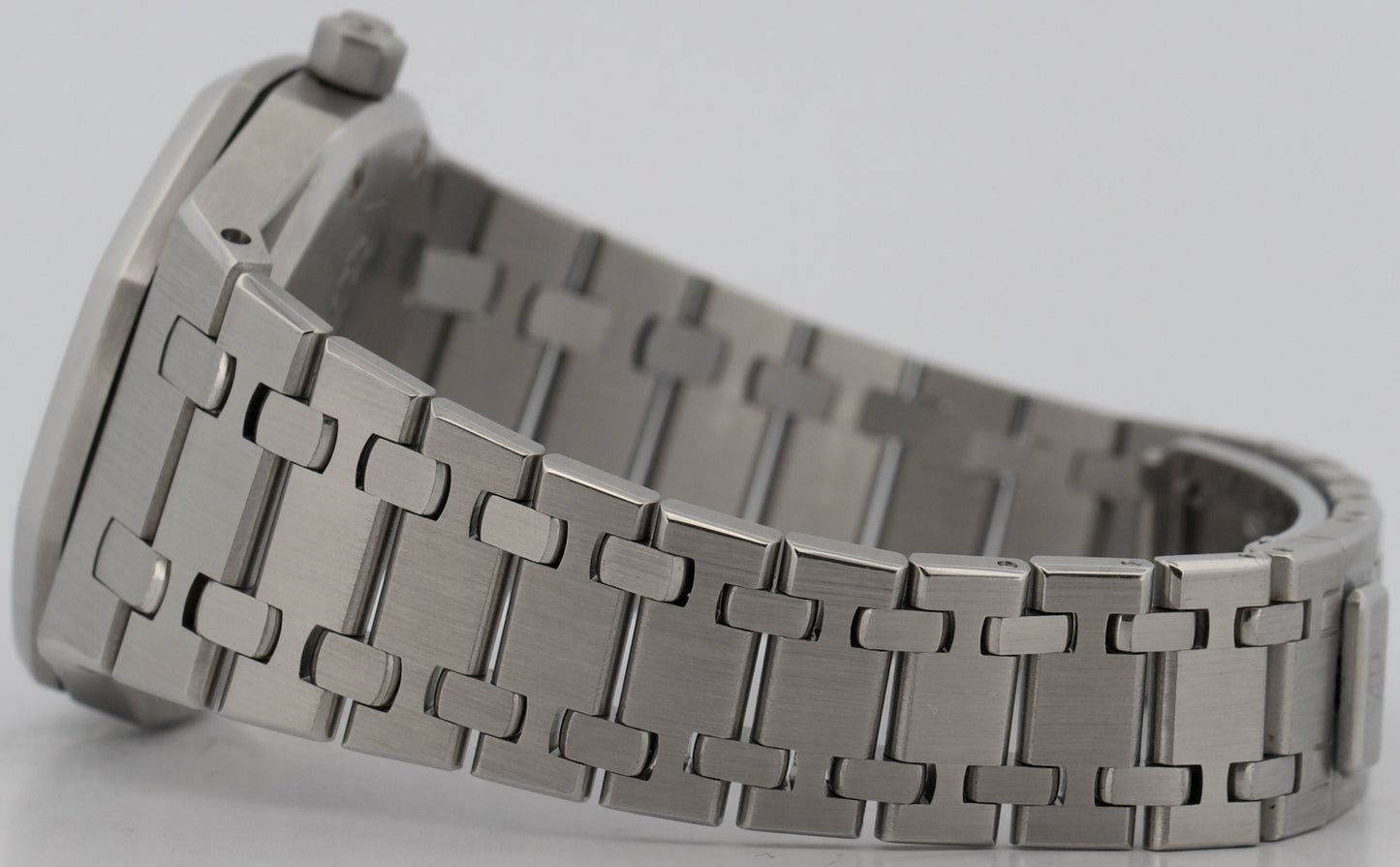 PAPERS Audemars Piguet Royal Oak Dual Time BLACK 36mm Steel 25730ST Watch BOX