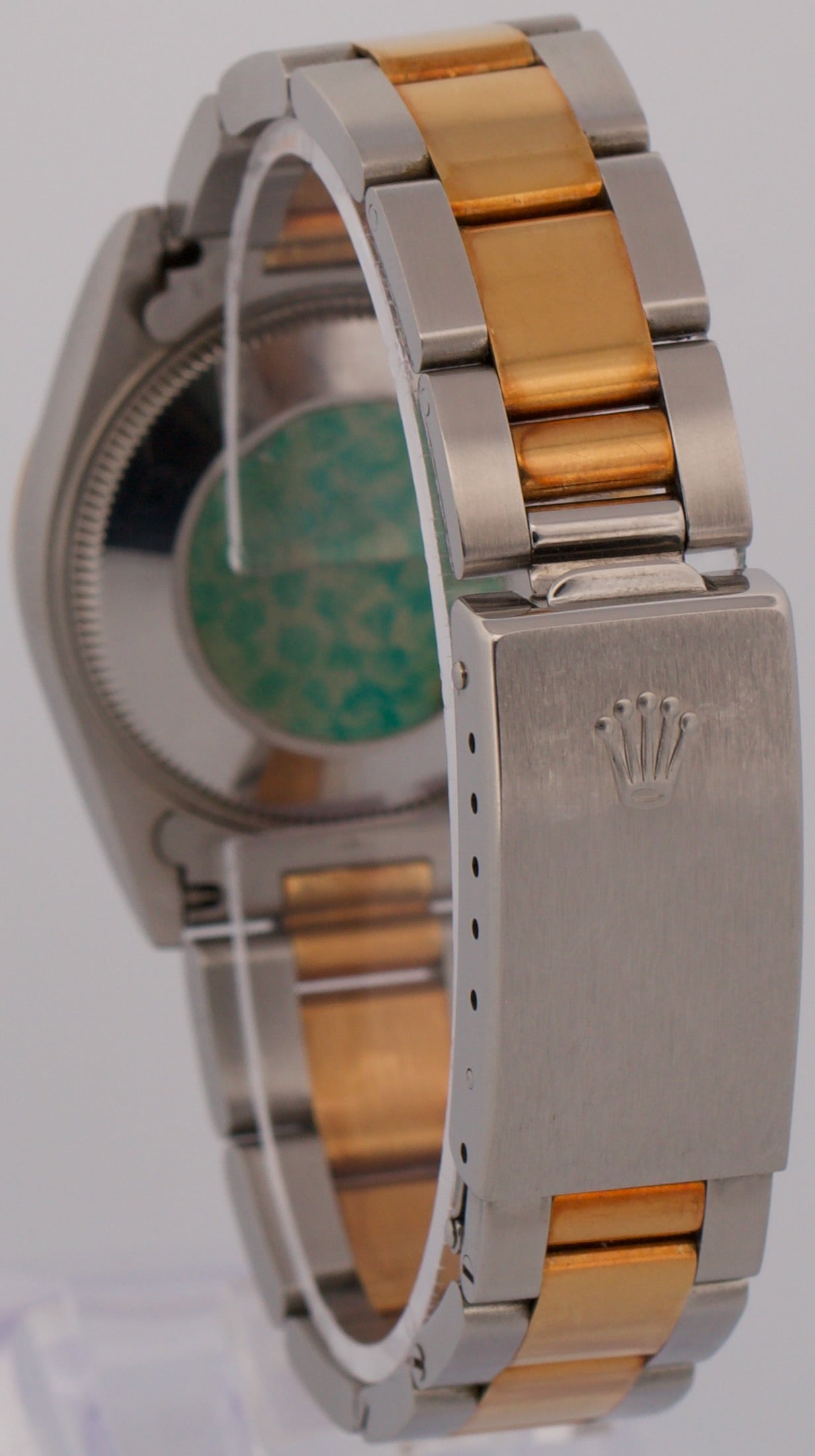 UNPOLISHED 2002 PAPERS Rolex DateJust WHITE ROMAN 18K Steel 31mm 78273 Watch BOX